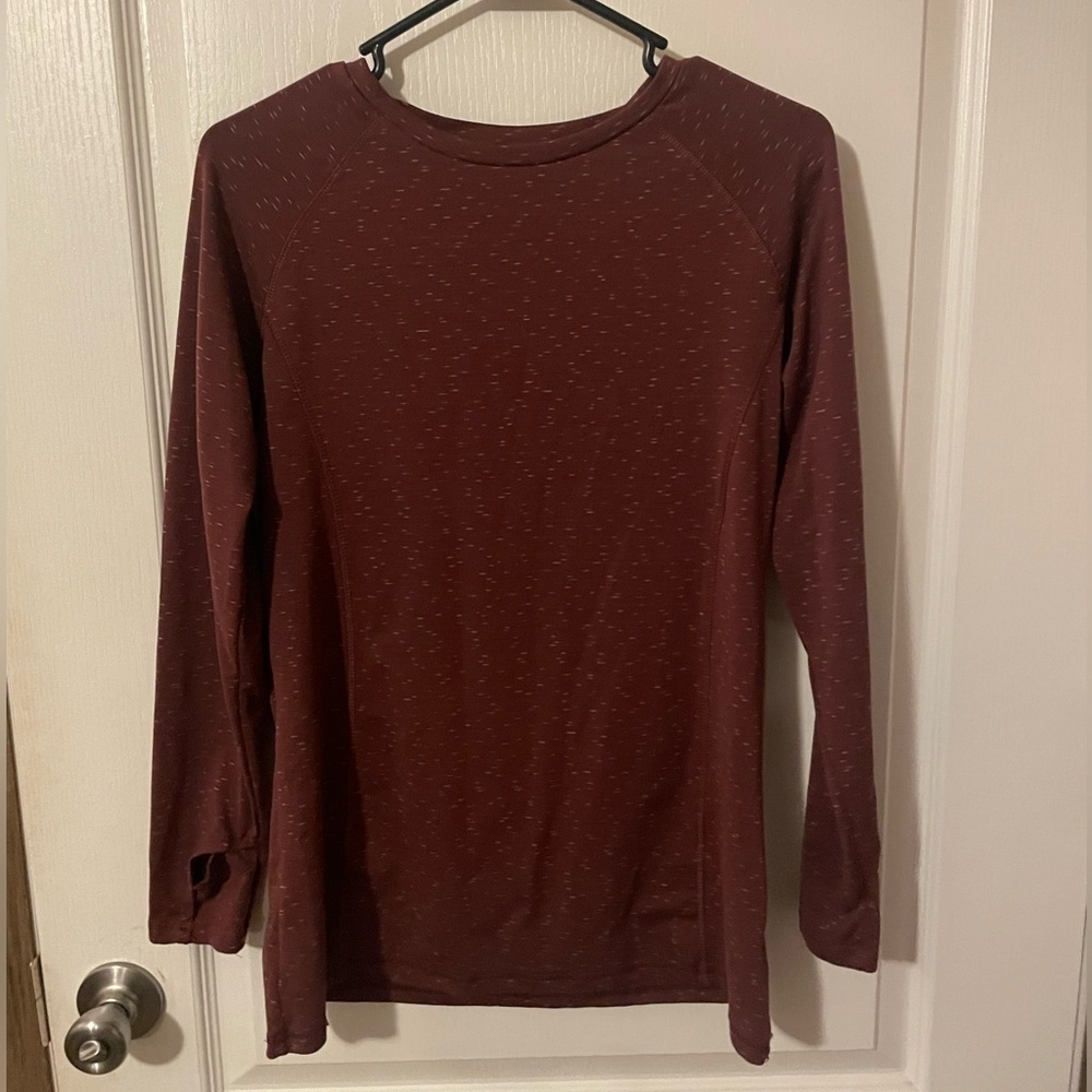 Maroon Long Sleeve‎ Shirt